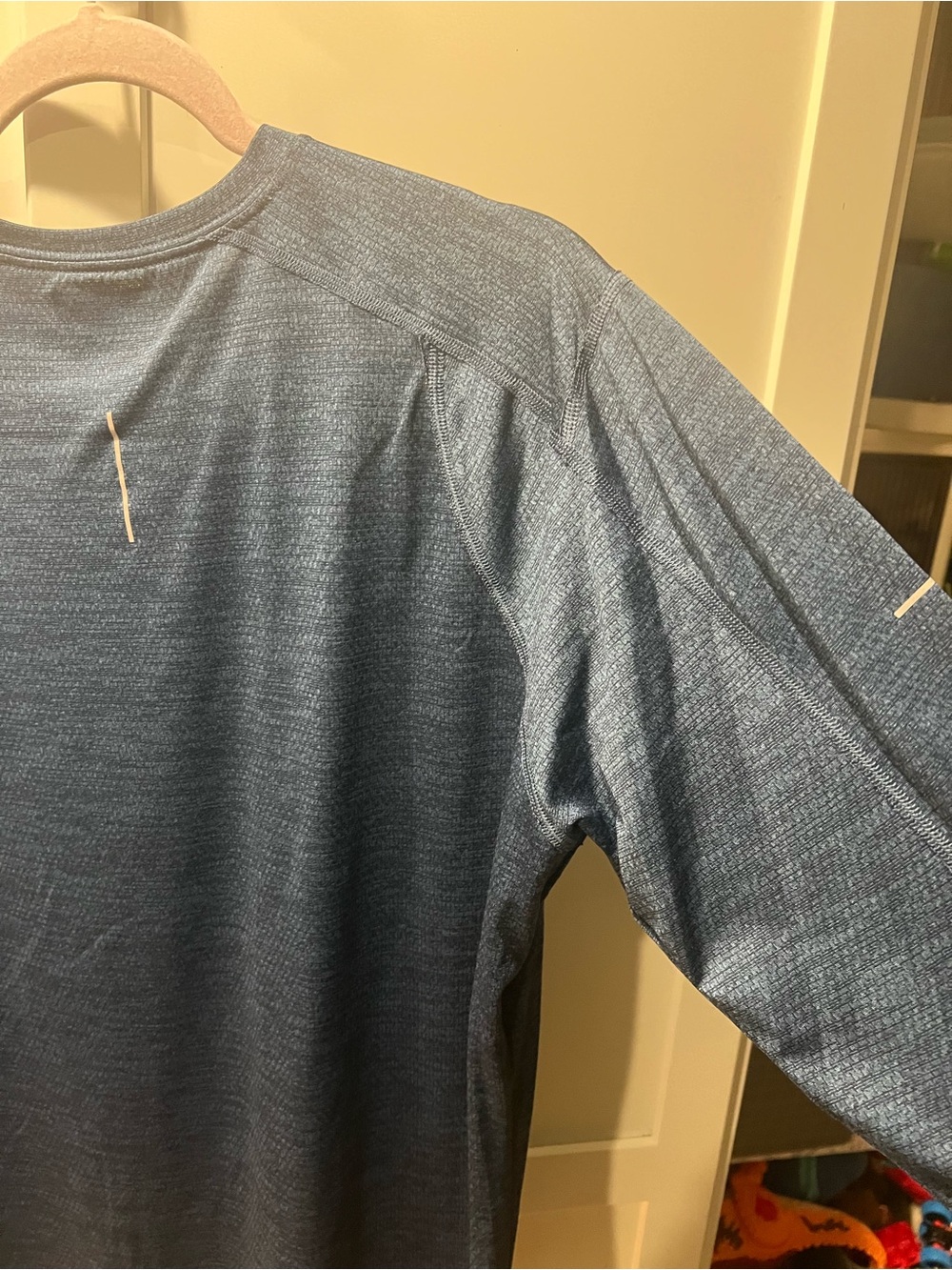 Columbia Omni-Freeze Men’s M Long Sleeve Performance Shirt Blue Running Outdoor - Picture 8 of 9